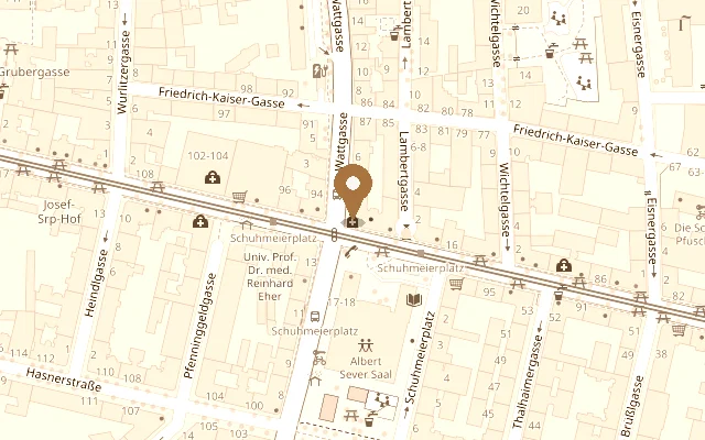 Karte: Schuhmeierplatz 14, 1160 Wien